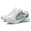 Li Ning Running Shoes Women's Low Top Standard White/Dark Gray Green ARLR012-1