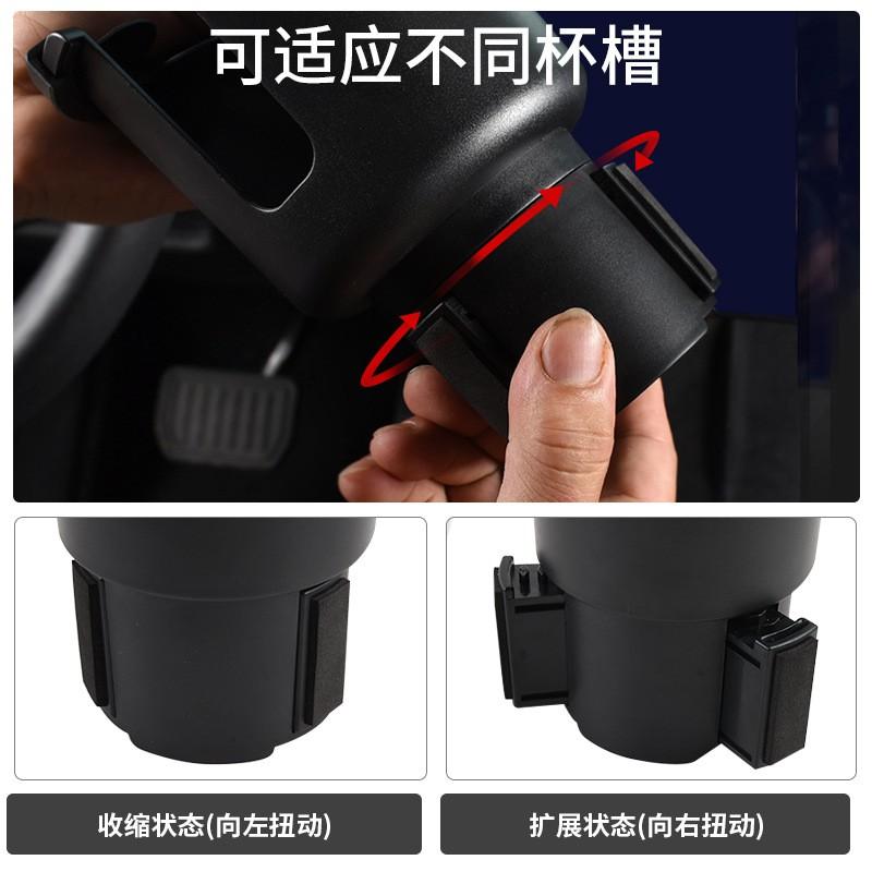 Universal Car Cup Holder Phone Mount With 360 Rotation Smartphone Navigation Gravity-Supported Dashboard Accessory