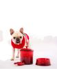 Le Creuset Pet Food Container (with Scoop) for Dogs and Cats, Cherry Red [Official Product in Japan]