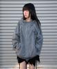 ROSEFRANTZ Rose Corsage Check Windbreaker [Navy]