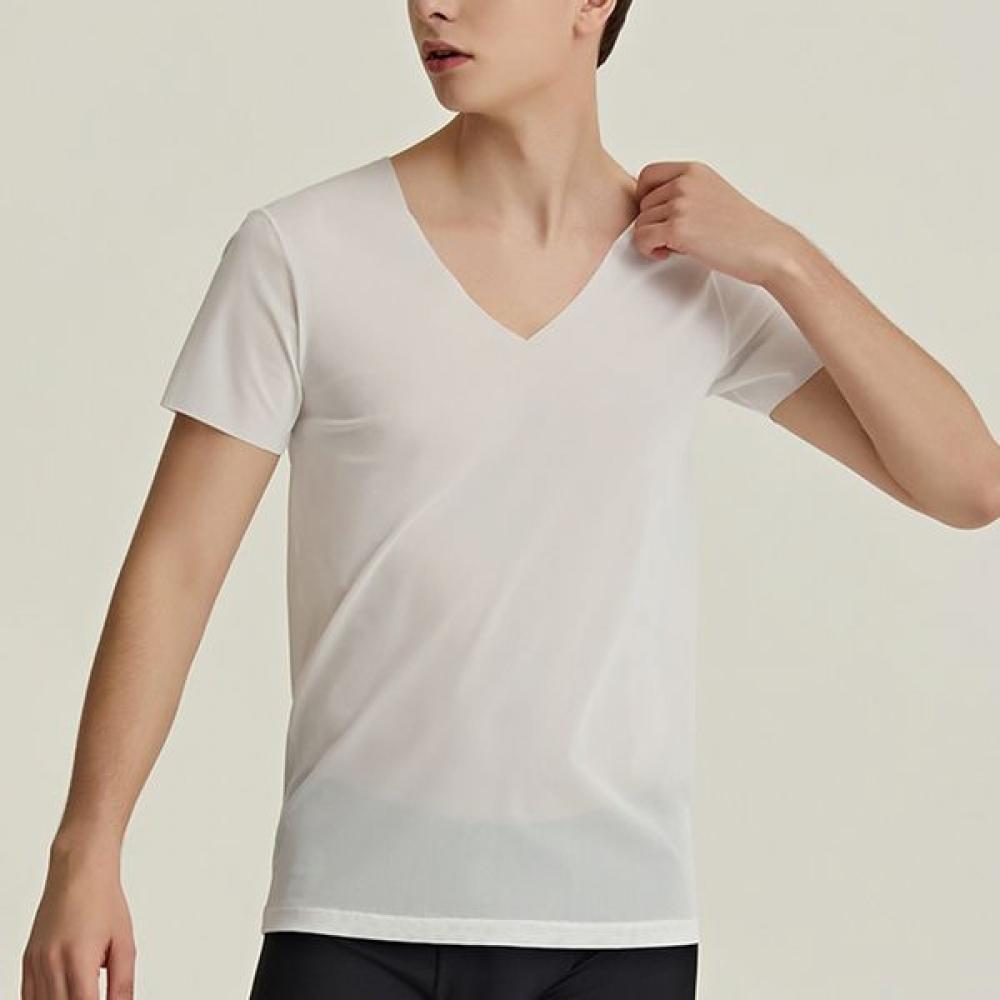 

Spao Бесшовный V-образный вырез, короткий рукав Spmrc25u14 T White/95
