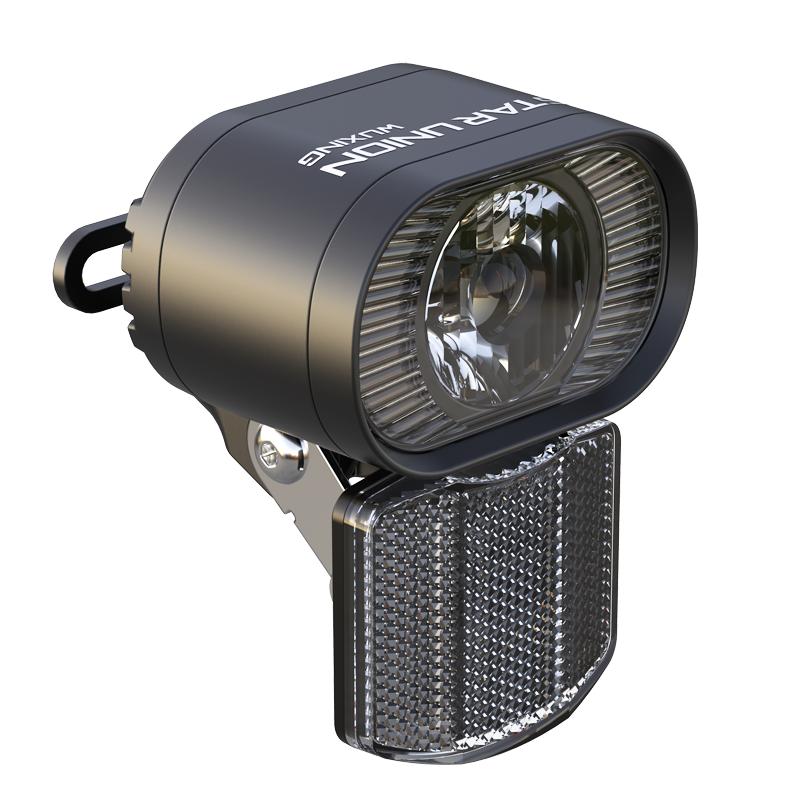 Wuxing QD522 Electric Mountain Bike Mid Drive Motor Conversion Kit Accessory 50 lux Led Aluminum Front Light