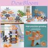 Wooden Bear Balance Stacking Toy For Kids Development And Hand Eye Coordination