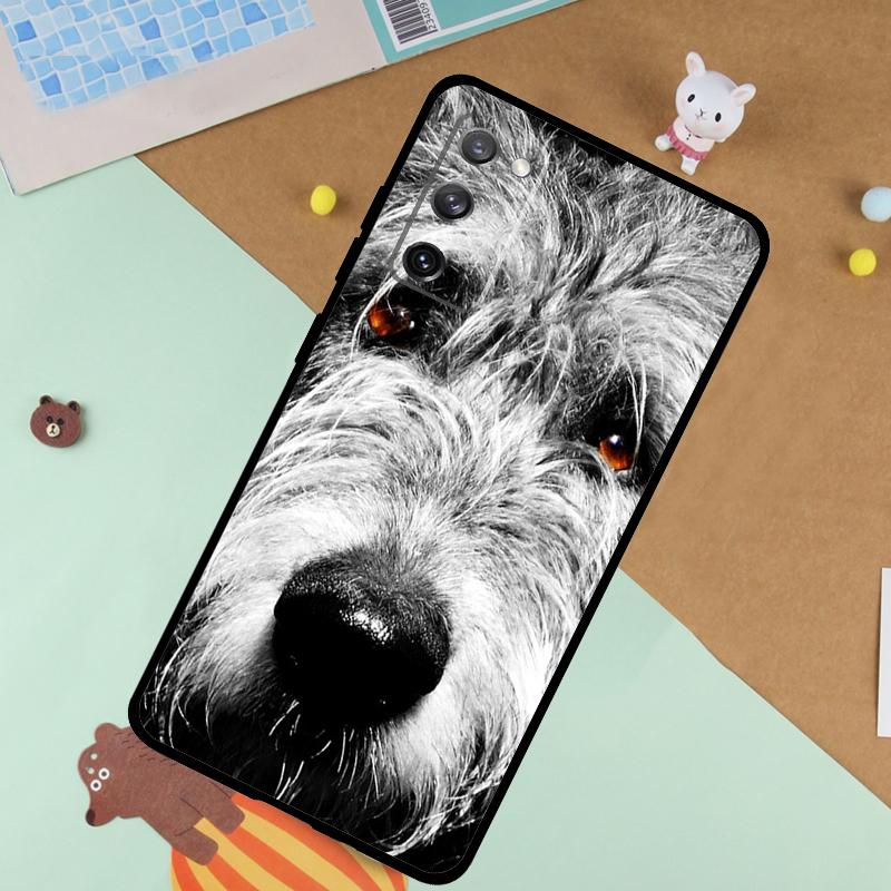 Irish Wolfhound Dog Soft Case For Samsung Galaxy S24 Ultra S9 S10 S20 S22 S23 Plus S21 FE S25 Ultra Funda Cover