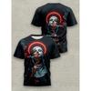 Circle Saint T-shirt Gothic Cool Personalized Casual Top