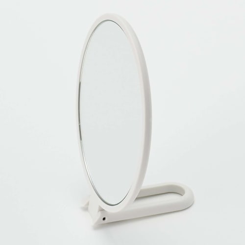muji styrofoam folding mirror with hand l oha39a9s