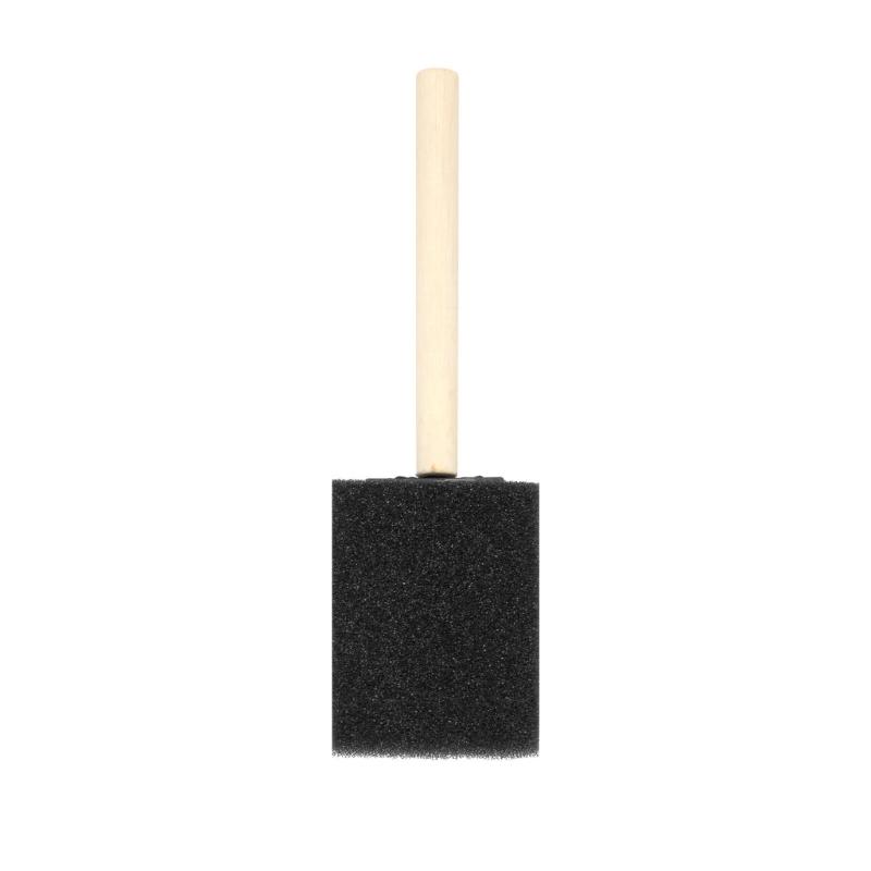 Sponge Brushes Set For Painting And Crafting With Foam Heads And Ergonomic Wood Grips for Various Painting Coloring Task