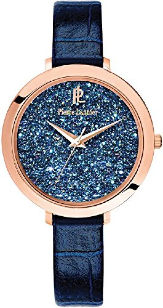 

[Pierre Lannier] Часы Pierre Lannier Crystal Watch с кожаным ремешком P097M966 женские [Обычный импортный продукт] Розовое золото