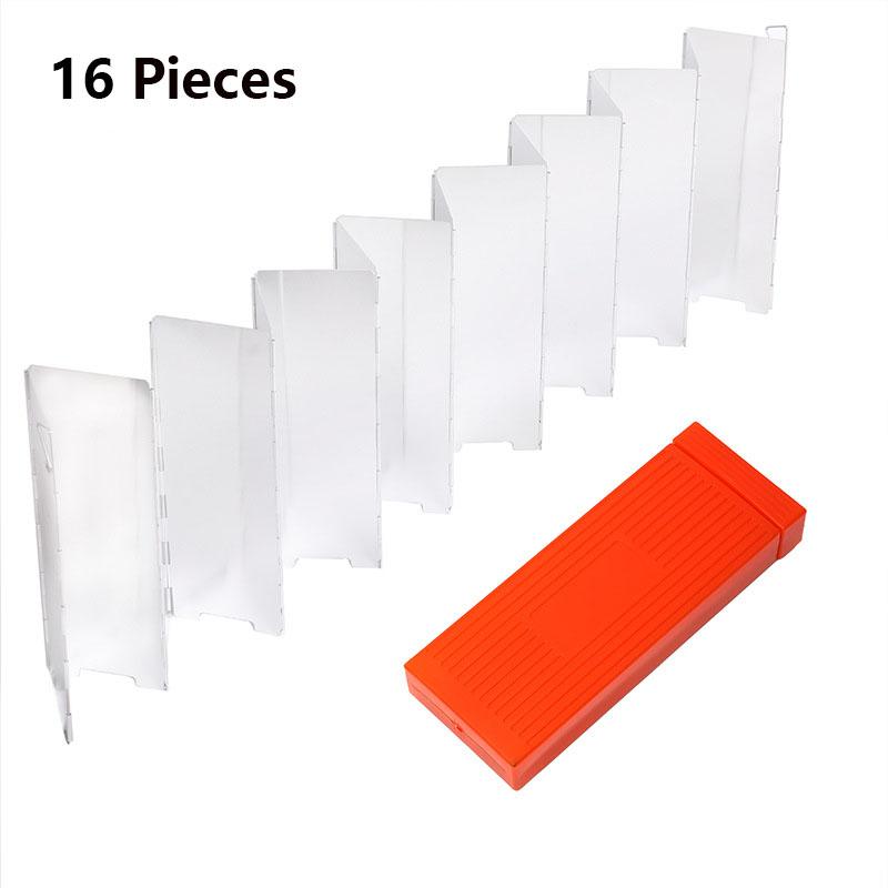Outdoor Camping and Picnic Burner Aluminum Windbreak Plate Portable Foldable Stove Windbreak Screen Protective Cover Cookware