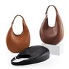 Genuine Leather Women's Bag Luxury Designer Shoulder Bag Fashi Half Mo Handbag Women High Quality Cowhide Tote Bags