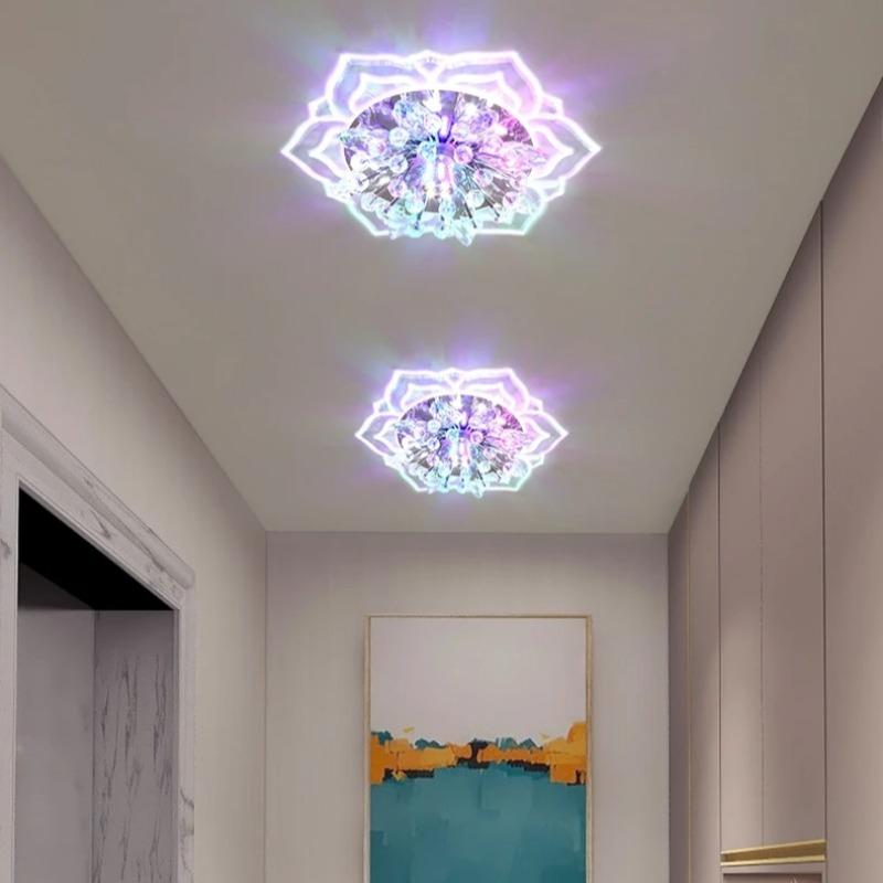 Moderní LED stropní svítidlo Křišťálové stropní svítidlo Lustr do ložnice Vnitřní osvětlení do obývacího pokoje Domácí dekorace Led Lustr