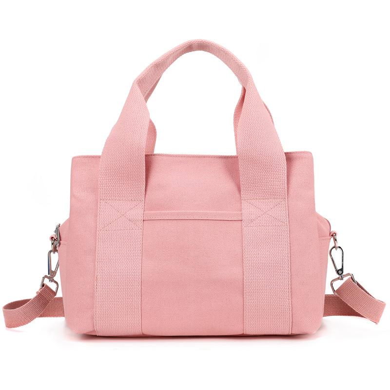 

Multi-Compartment Canvas Handbag Women s Outgoing Shoulder Crossbody Bag Mother Bag розовый