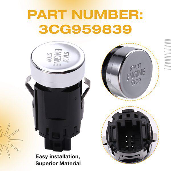 3CG959839 Compatible with 17-19 VW Teramont One-Key Start Switch