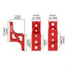 DIY Modified Heavy Duty Folding Bike Front Light Converter Bag Holder Riser Mount