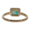 no brand  #13(JP Size) ring green K18 Gold Women