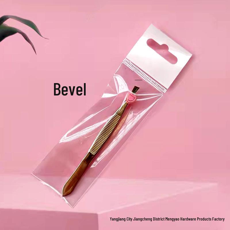 Gold Tweezers & Eyelash Curler Set for Eyebrow Shaping and Hair Removal – Stainless Steel Beauty Tools