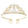 New color alloy crystal crown headband bridal wedding dinner accessories birthday crown party hair accessories headdress
