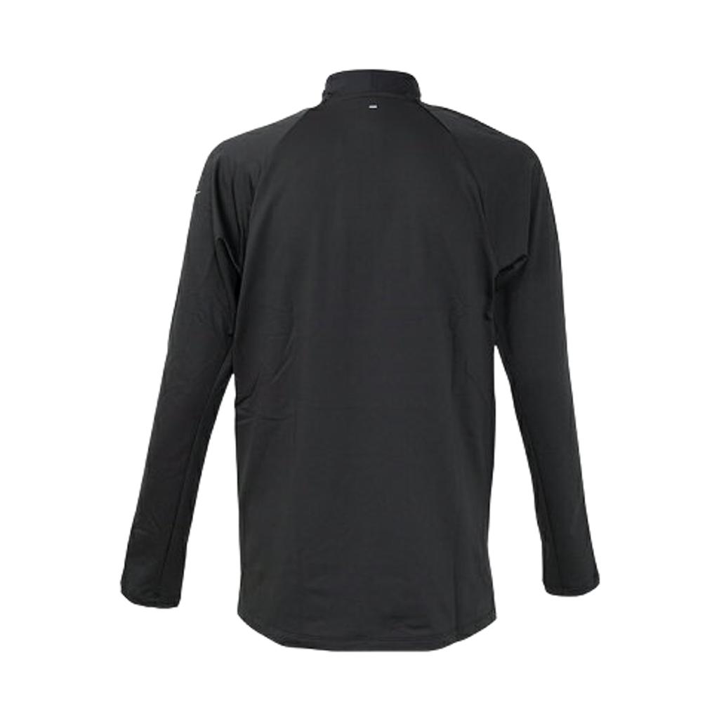Nike Therma-Fit Strike Mock Neck Comfortabel Gesplitst T-shirt met Lange Mouwen Heren Tops Zwart FZ0567-010