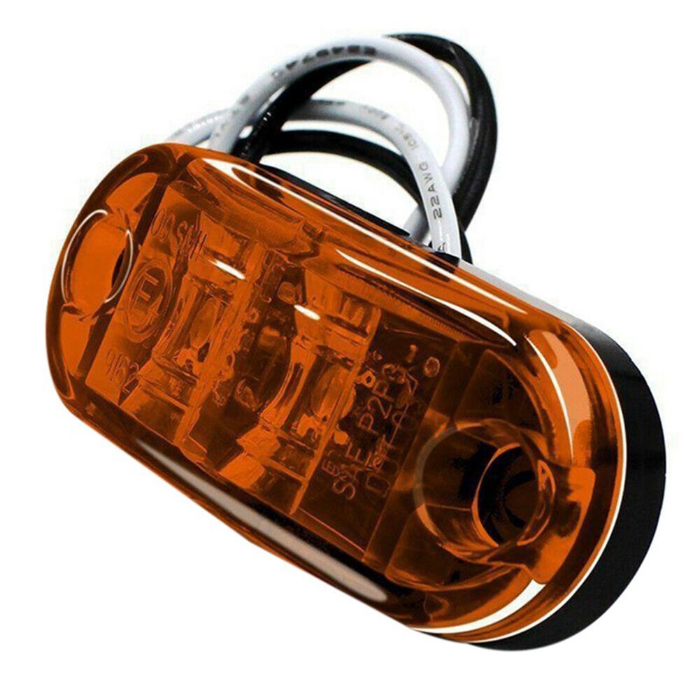 5/1pcs LED Side Marker Lights for 12V-24V Trailer Trucks High Brightness Front Rear Tail Clearance Lamp Signal Lamp Warning Lamp