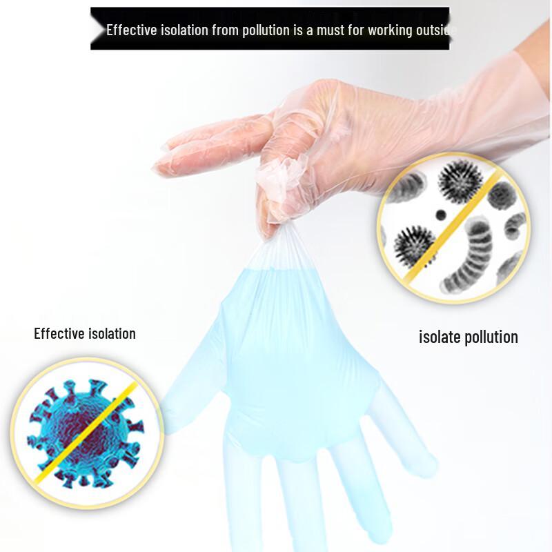 Beiyipin Food-Grade PVC Disposable Gloves