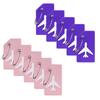 10pcs Silicone Suitcase Markers Durable Luggage Labels with Stainless Steel Loop Easy To Identify