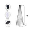 APP-Controlled LED Color-Changing Christmas Tree Lights with Bluetooth, PVC Neon String, Holiday Decoration, and Adjustable Atmosphere Lighting