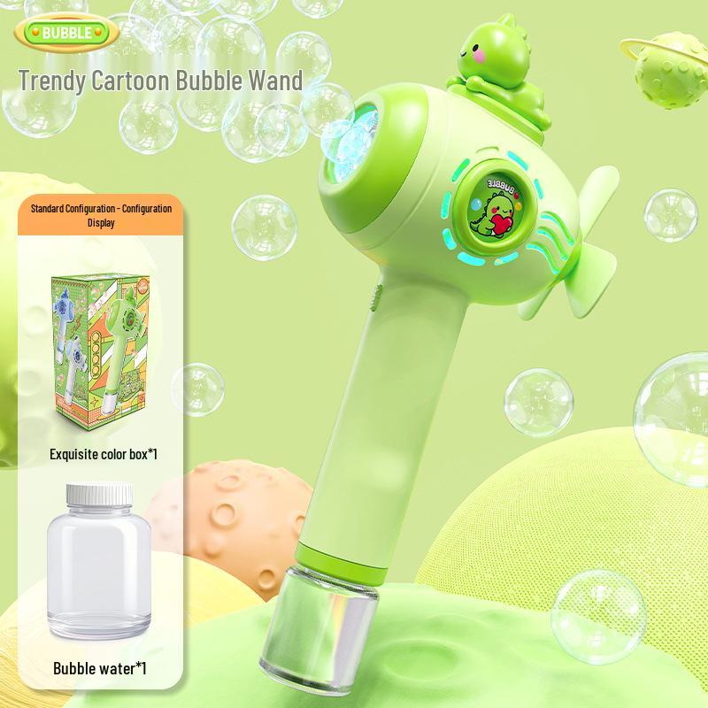 2025 Leak-Proof Handheld Bubble Wand: Automatic Electric Bubble Machine for Kids
