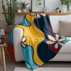 Abstract Geometric Sofa Throw Blanket Colorful Modern Art Canvas Print Decorative Cushion Cover Gift