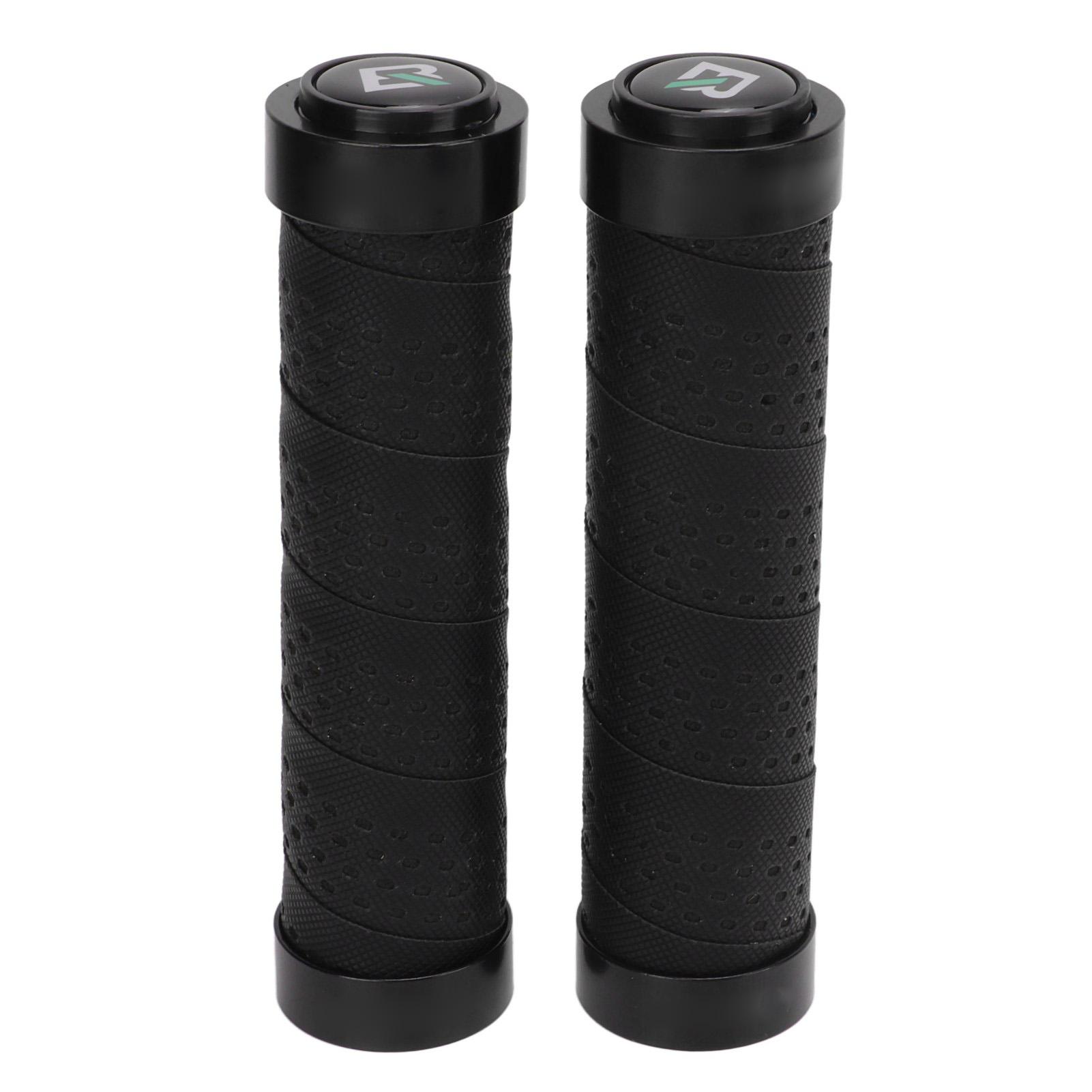 2 ШТ. Велосипедные ручки на руль Противоскользящие ПУ чехлы на руль Ударопрочные Ручки для горного велосипеда Черные