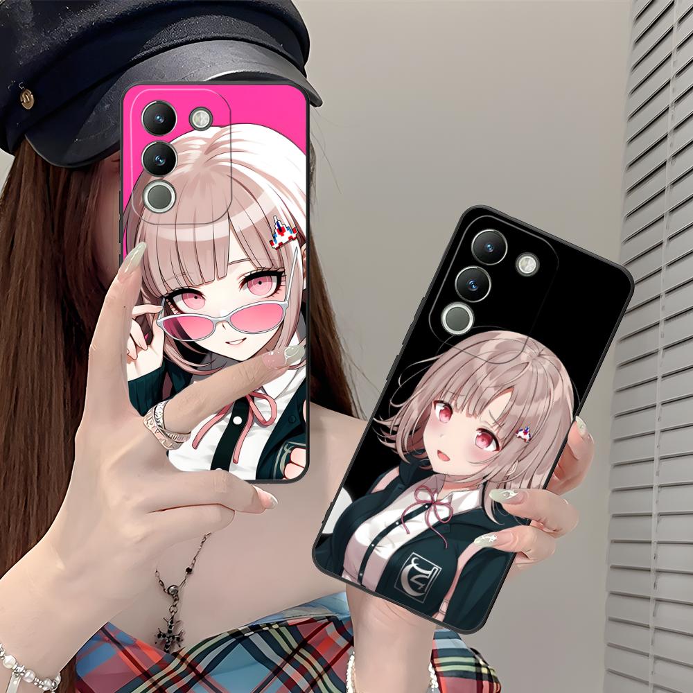 Danganronpa Chiaki Nanami Phone Case for VIVO V60 V50 V40 V30 V29 V27 V25 V23 Pro Lite 5G Soft TPU Shockproof Cover