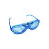 Slotted Novelty Sunglasses Plastic Shutter Frame Lightweight Eyewear for Costume Party Event Accessories