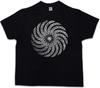 LEAVES SPIRAL Kids Boys Kids Boys T-Shirt Hypnosis Maze Maze Mystic Leave Spiral