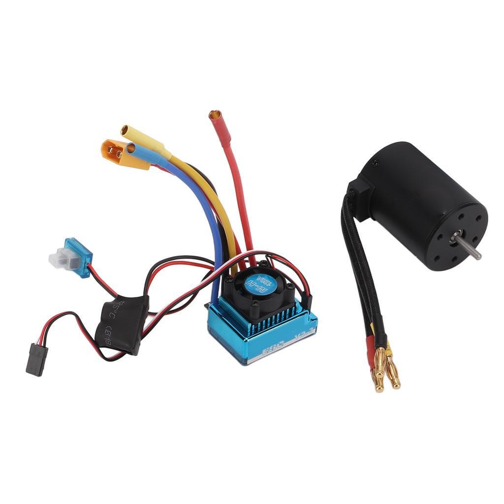 3650 3100KV Brushless Motor Kit 120A ESC Waterproof XT60 Plug Type RC Upgrade Combo for 110 18 RC