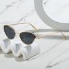 Sexy Cat Eye Small Frame Sunglasses Women  Luxury Brand Designer Punk Metal Frame Sun Glasses For Lady Retro Eyewear Uv400