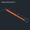 Extra Long EDM Electrode Rod for Submarine Gate Injection - Purple and Tungsten Copper