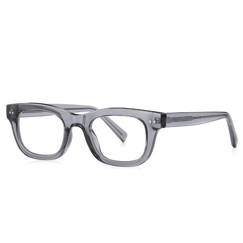 Black Leopard Square Prescription Eyeglasses Shortsighted Hyperopia Progressive Bifocal Optical Frames