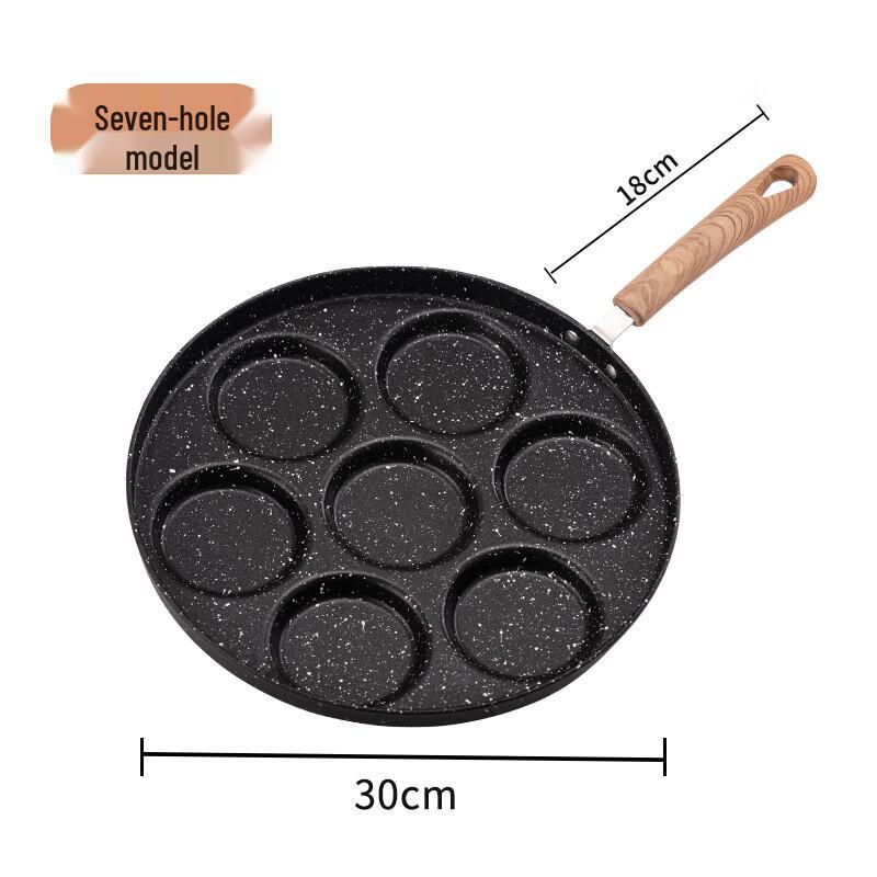 ZISIZ Сковорода для жарки яиц с несколькими отверстиями, антипригарная