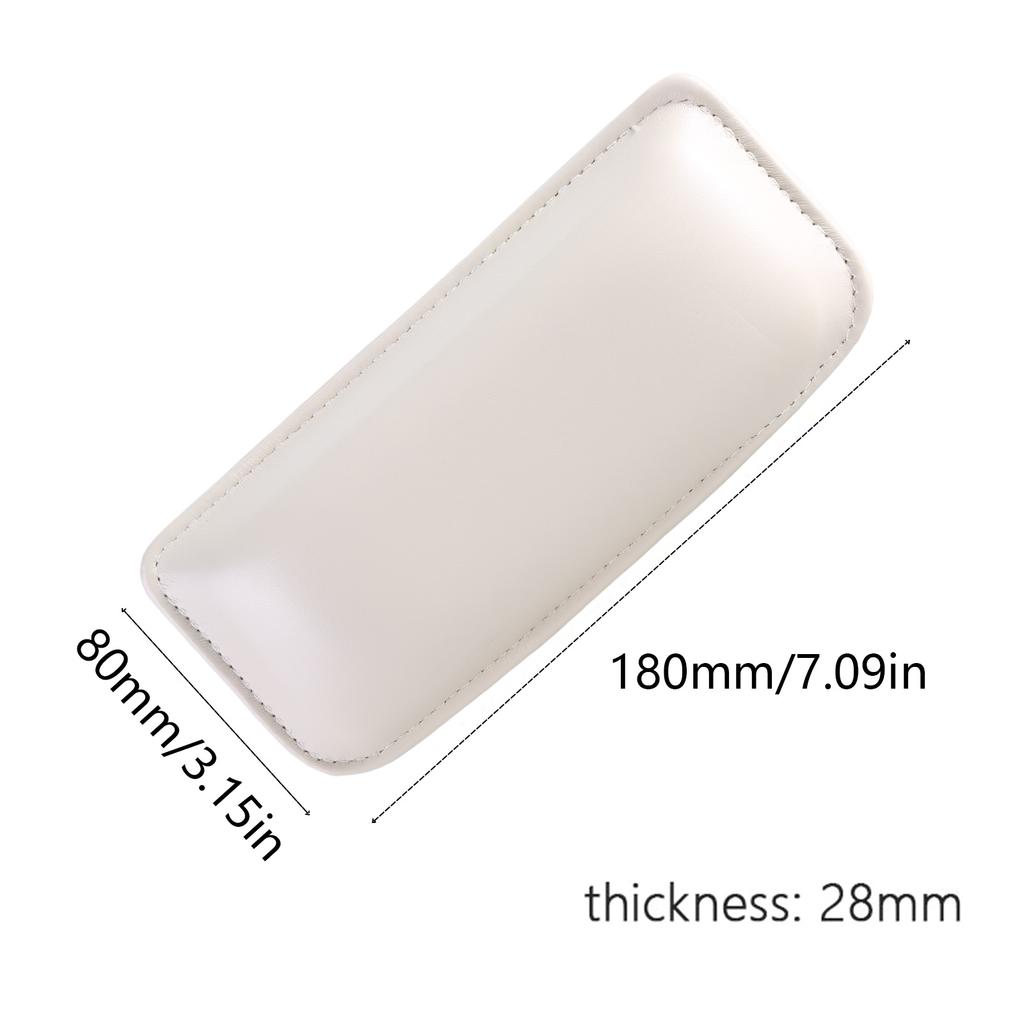 Car Leather Knee Pad Pillow Cushion Leg Pad Thigh Support Soft Comfort Knee Leg Cushion Automotive Interior Accessories