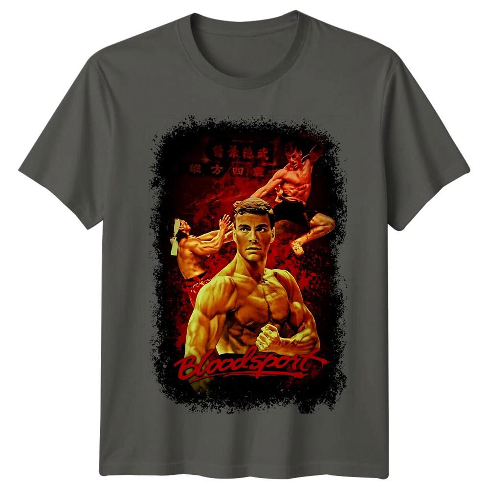 Bloodsport 1988 Movie Poster Inspired Tshirt Retro 80s Tee Unisex Fans Gift