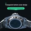 Avery Men's Luminous Quartz Watch with Hollow Back Cover