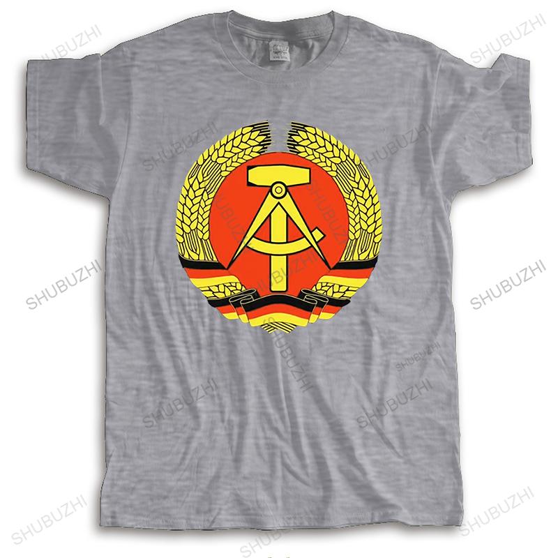 Hot Sale Men Brand T Shirt Summer Cotton Tshirt Cool Stasi German Democratic Republic Ddr East Germany Communist Unisex Teeshirt