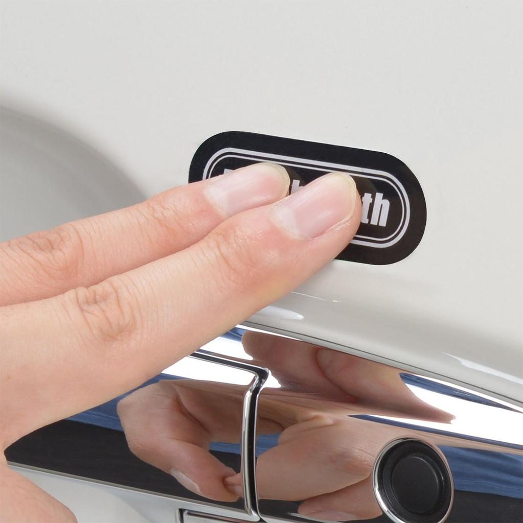 SEIWA Car Static Eliminator Body Touch Earth, 2-Pack, Black, K393