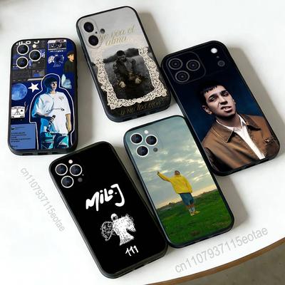 Singer Milo J Black Soft Case For iPhone 17 13 14 15 11 16 12 Pro Max Pro Max Plus E Air Mini Phone Cover Shell