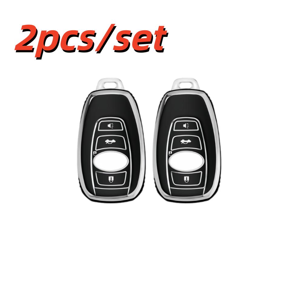 

2pcs Car Key Case Covers for Subaru Outback Crosstrek Ascent Impreza Forester WRX BRZ Legacy