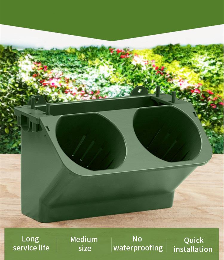 İstiflenebilir Duvar Saksısı Bahçe Plastik Saksılar Kendiliğinden Sulama Çiçek Torbaları Duvara Asılan Dikey Sukulentler Bitki Bonsai Ev Aletleri