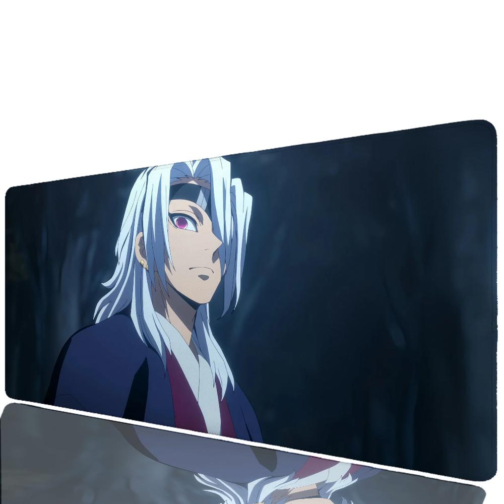 pc Uzui Tengen Anime Floor Mat Mouse Mat Desk Mat With Pad Gaming Accessories Prime Gaming XXL Keyboard Pad Padding Mat