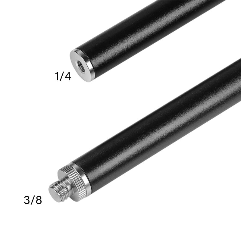 Strong Iron Telescoping Link Post 21/39cm Modifiable 1/4" To 3/8" Mount For Photography Equipment Support