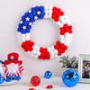 Creative Independence Day Atmosphere Wreath Door Hanging Outdoor Courtyard Decoration Vine Circle Festival Party Wall Hanging
