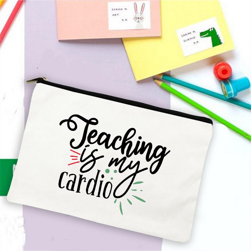 

Thank You for Being Such A Great Teacher Pencil Cases School Stationery Supplies Storage Bags Travel Wash Pouch Makeup Bag Gifts