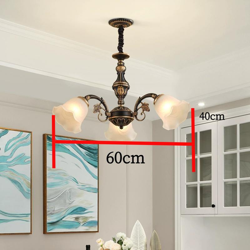 Prosta lampa wisząca w stylu retro do salonu, sypialni, jadalni